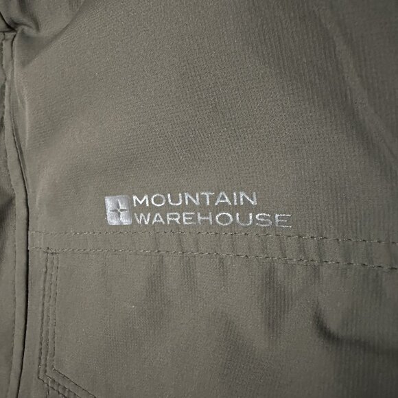 Mountain Warehouse Olive EXTREME Goose Down Parka Coat Mens XS Warm Waterproof - Picture 5 of 5